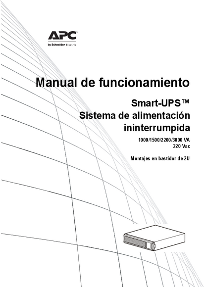 UPS APC Smart-UPS SMT2200I-AR 2200VA - PDF
